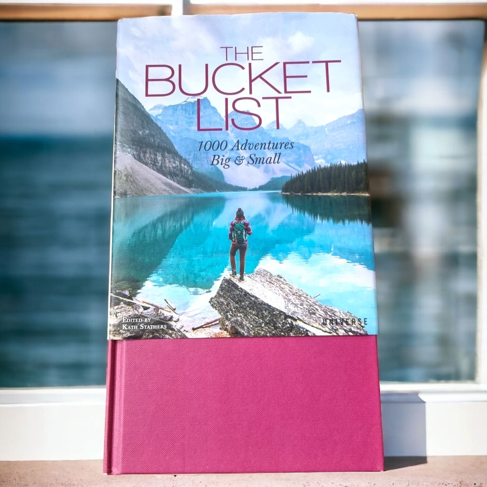 The Bucket List ~ 1000 Adventures Big & Small Hardcover Book With Dustcover